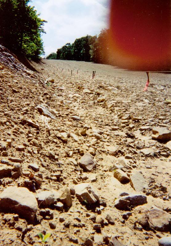 The Tubing Park at Blue Knob ski area, August 2004