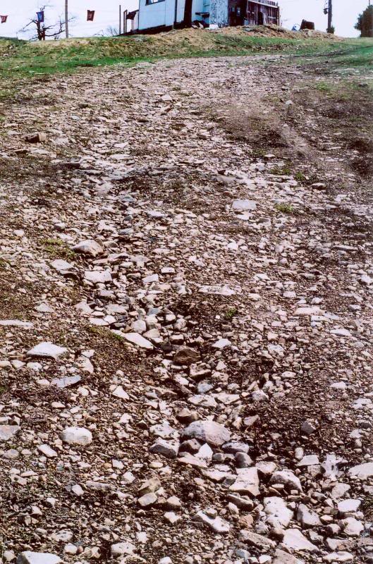 The top of Jack Rabbit ski slope at Blue Knob, April 21...