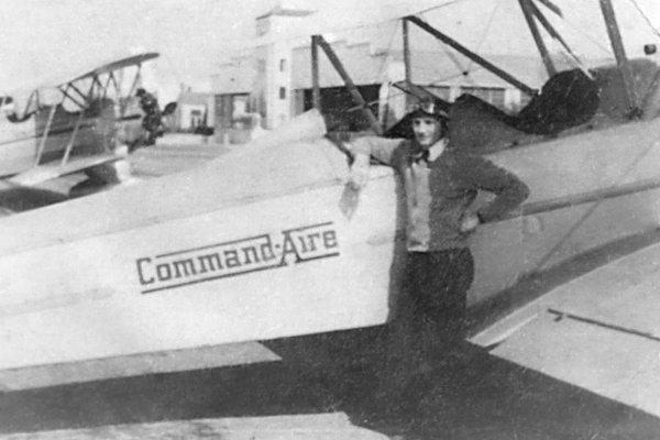 original owner Cliff Pleggenkuhle in 1930's in Californ...