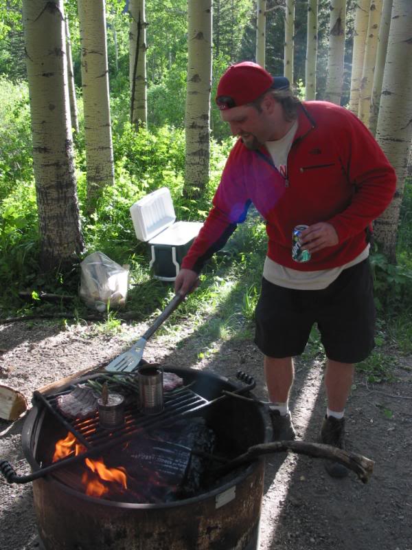 Chef Leblanc cooks dinner