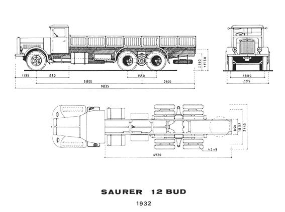 Saurer France, 12 BUD, 1932