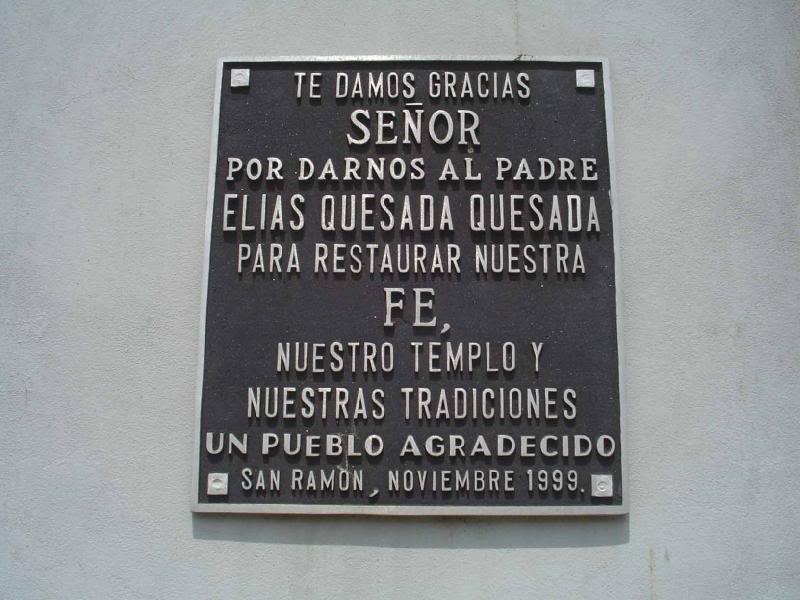 San Ramon - Elias Quesada Quesada - placa