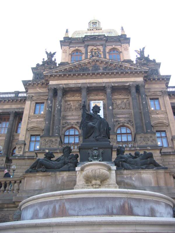 in frount of National Museum