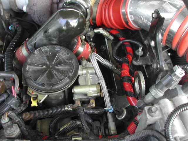 94-97 HP Oil Line Repositioned