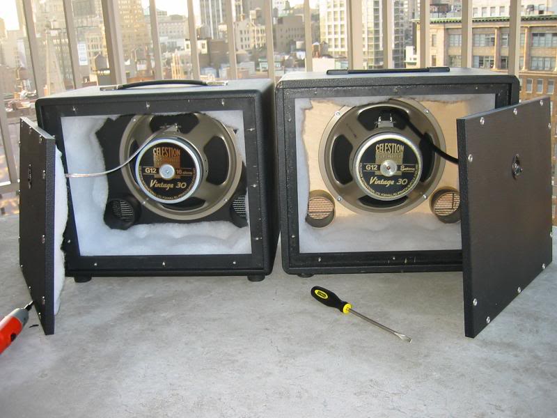 the rear of the two cabs uncovered. CAA on left, bogne...