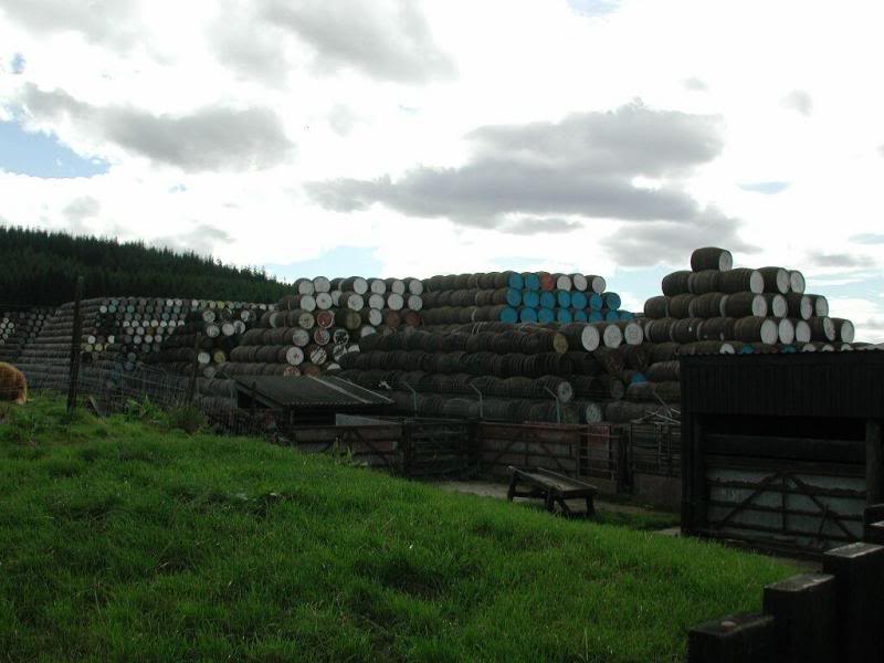 Hundreds of Whisky Barrels