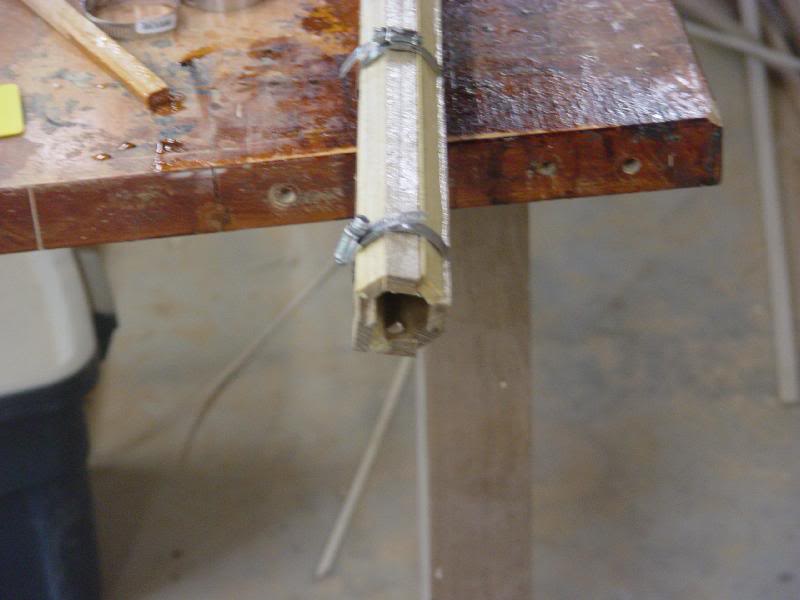 Loom End where handle will be inserted