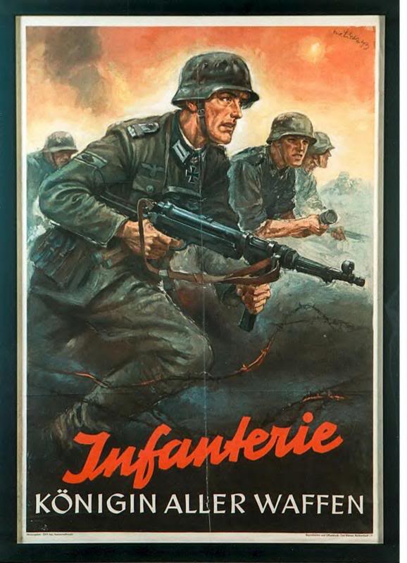 German Infantry Recruiting Poster.