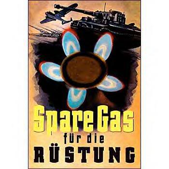 Spare Gas Poster 1940-45.