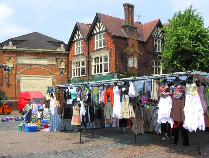 Enfield Market and Old Pub