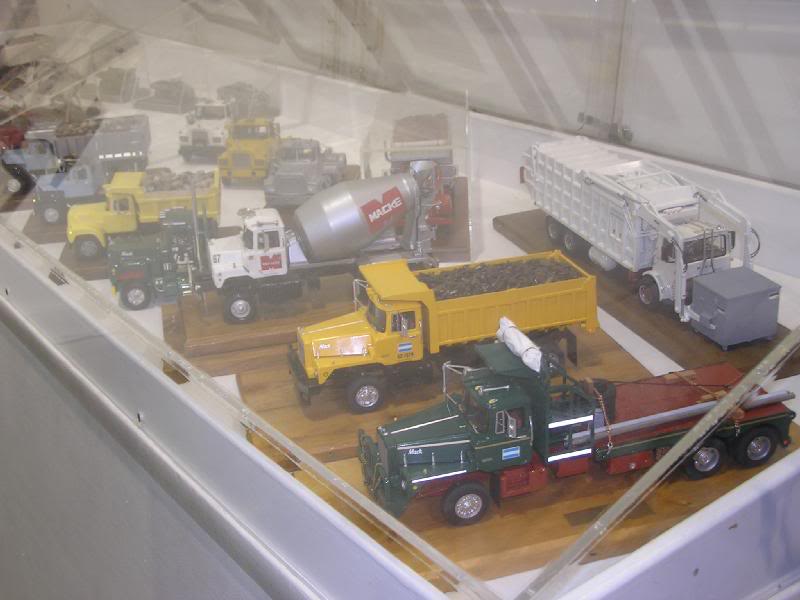 Models inside the Museum