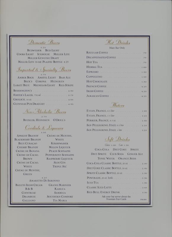 carnival triumph- beverages4