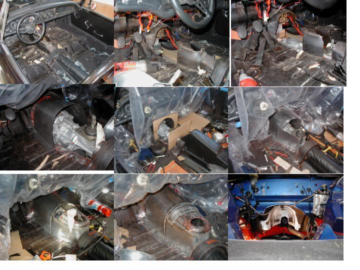 Tranny install collage