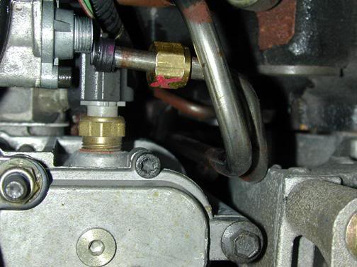 Fuel Line Out Of The Way