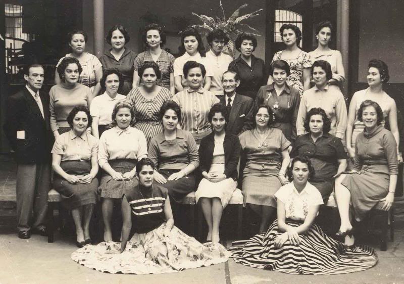 Personal docente Escuela Juan Rudin 1960