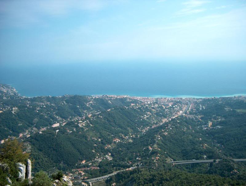 mentone dal belvedere di sant'agnese