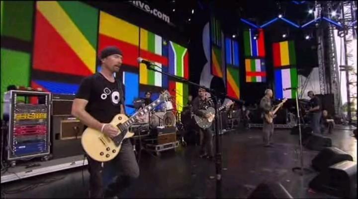 Edge at Live 8 pic 2