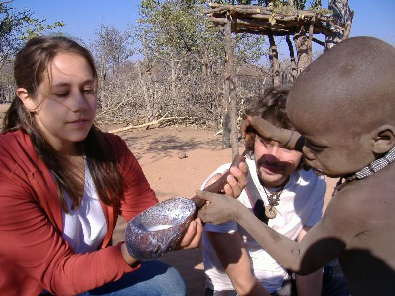 drinking weird mixture