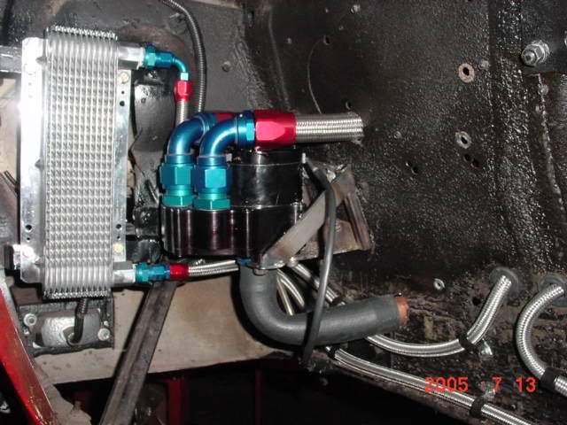 new water pump mounted