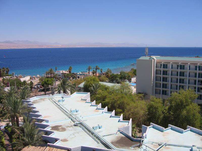 Another view from room 901 overlooking Gulf of Eilat