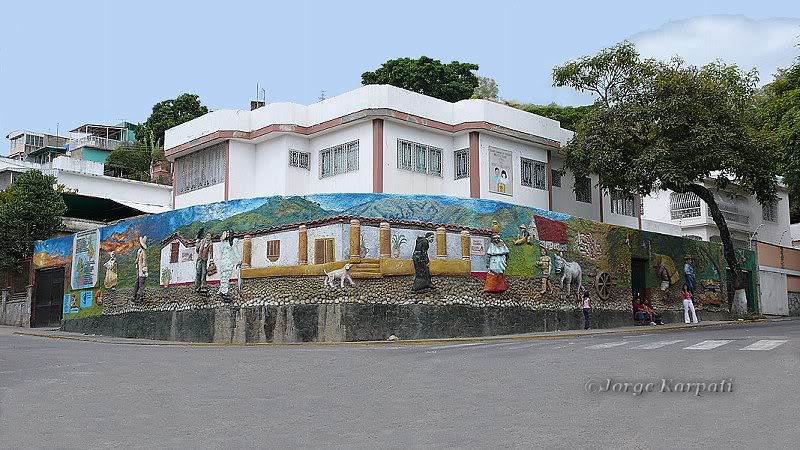 Mural frente a la Casona Anauco Arriba - ��Jorge Karpat...