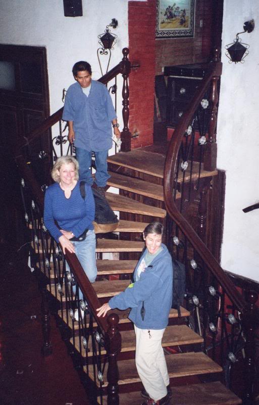 Stairs of lovely old hotel Arcano