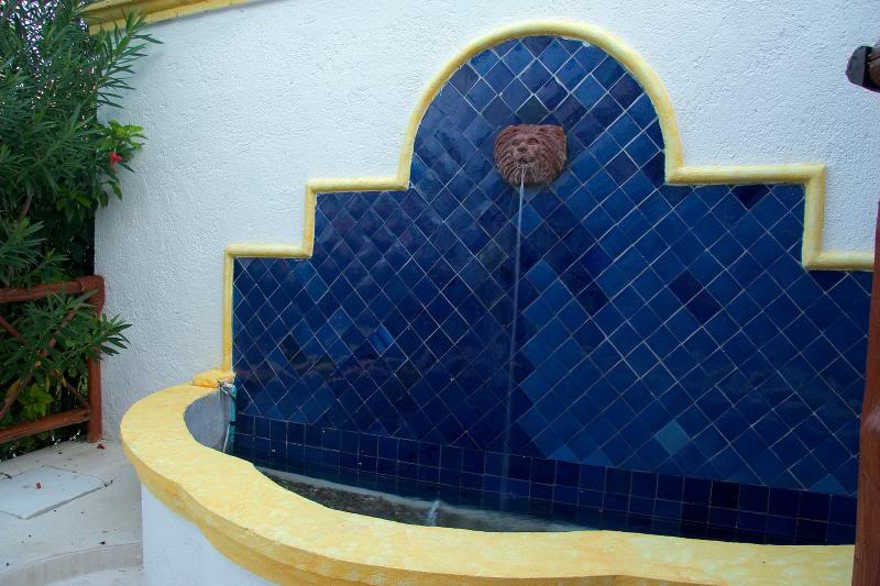 Fountain Outside Stairs to Disco - HBR 2320