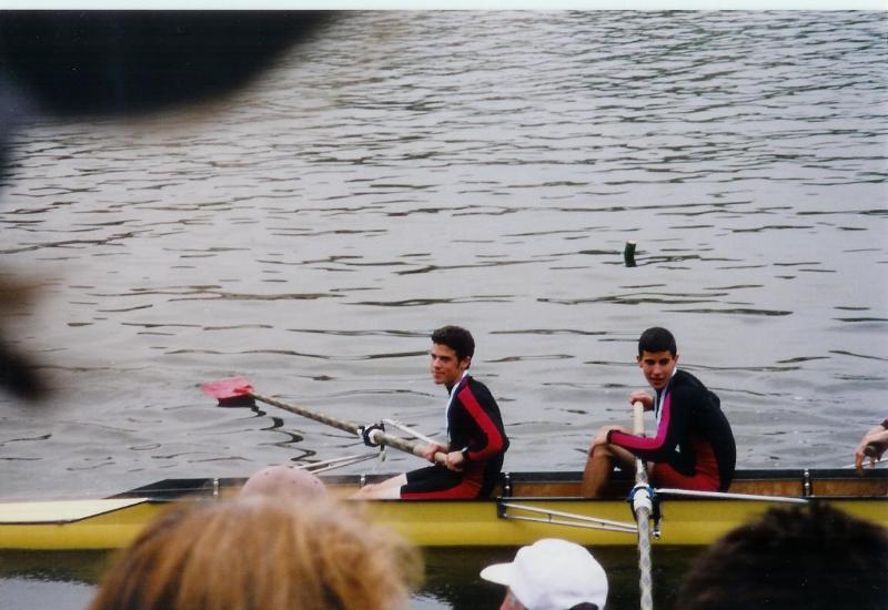 aw, mom got a picture of the two brothers