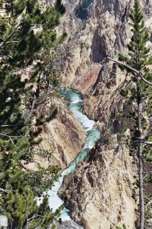 Yellowstone canyon river 2