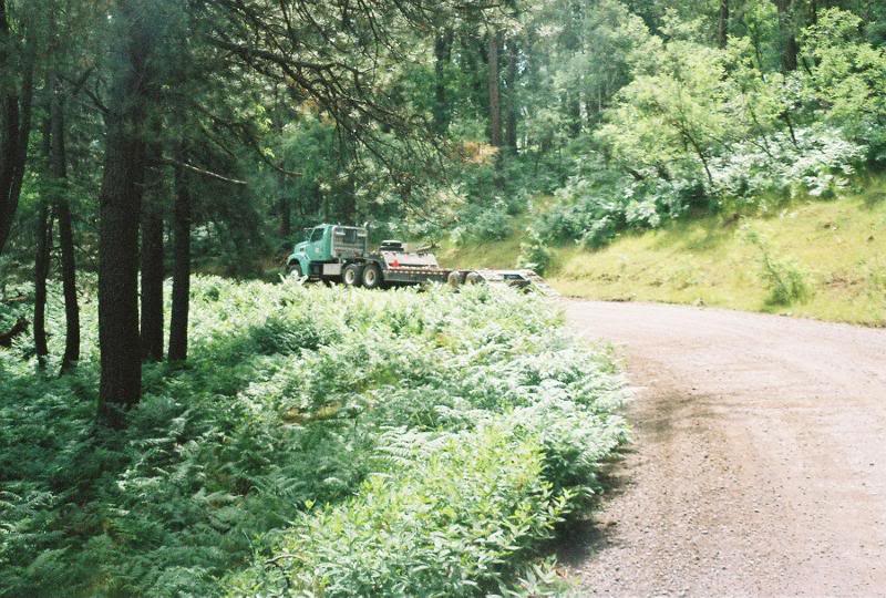 Rim big forest service truck. 07-21 through 07-25-2005