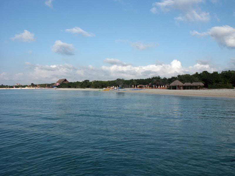 Secluded beach where the Catamaran shore excursion took...