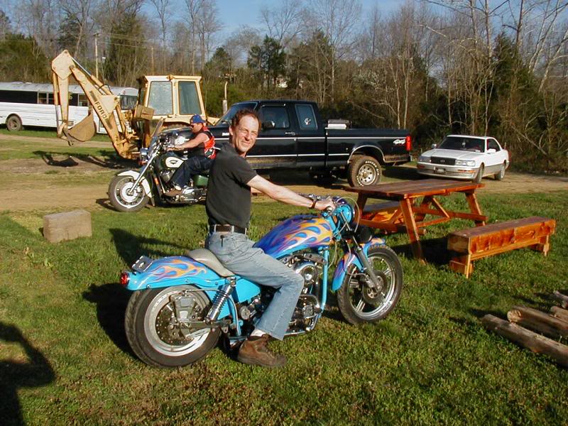 Shovel head '74 cafe'd custom 88 incher