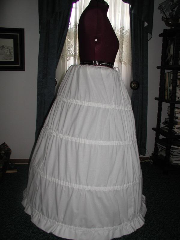 Farthingale side view