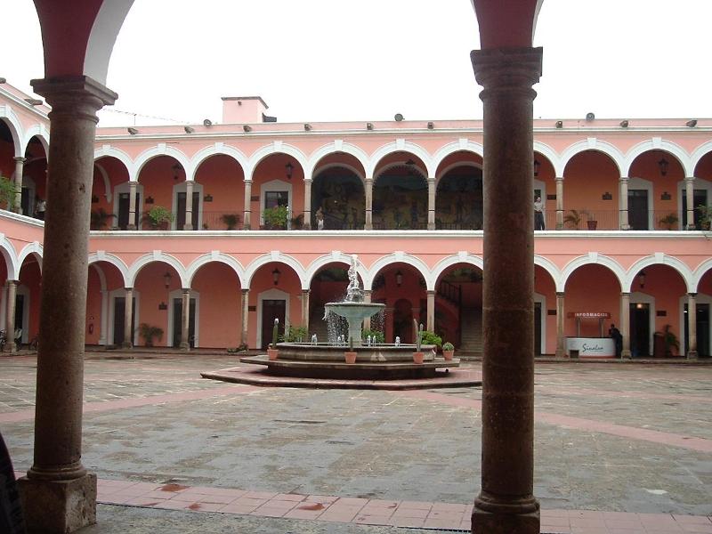 The governer`s palace in El Fuerte, Sinaloa, Mexico