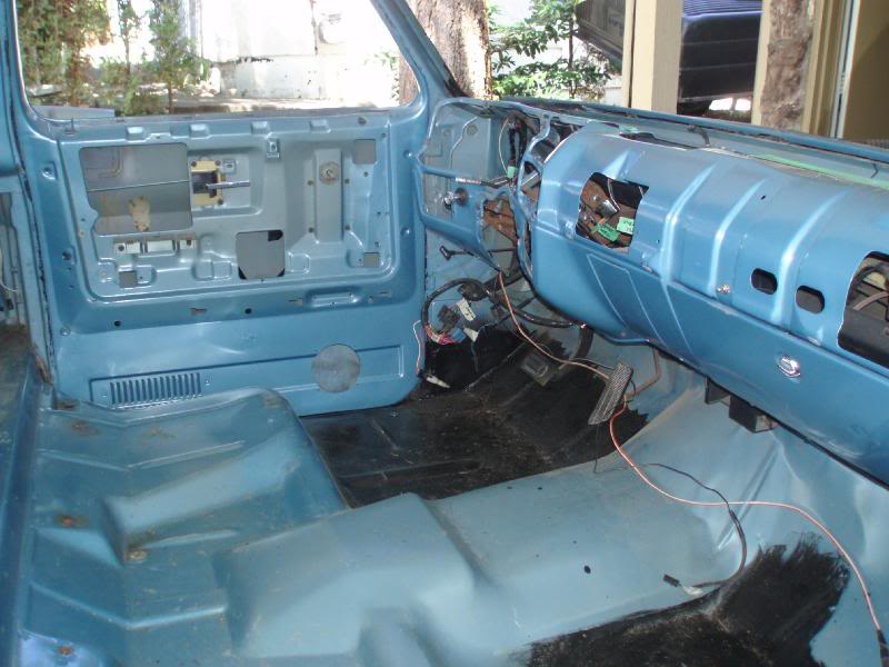 Interior completely stripped