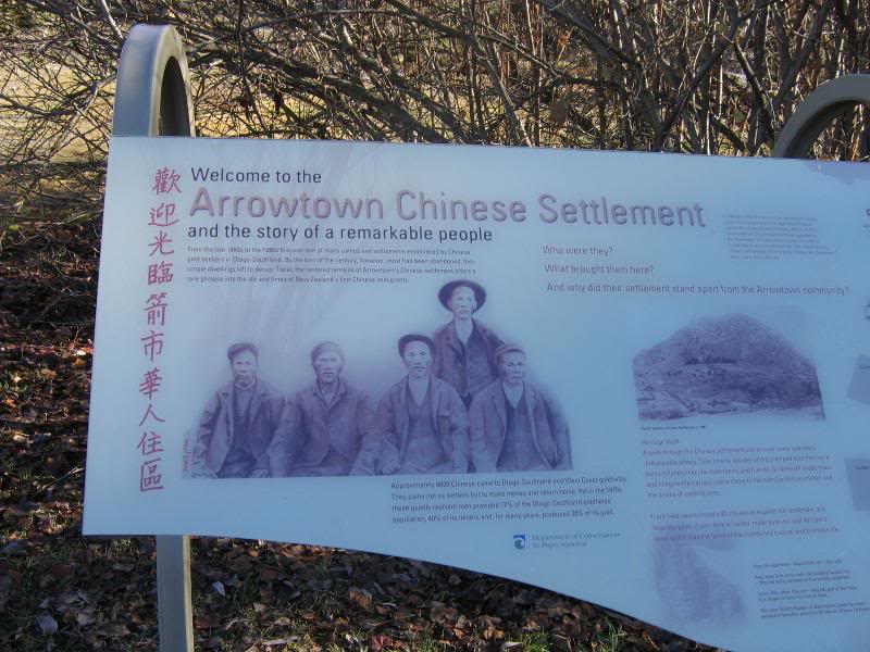 Arrowtown Chinese Settlement