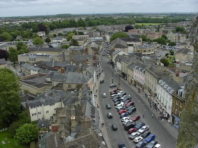 town centre looking sth west