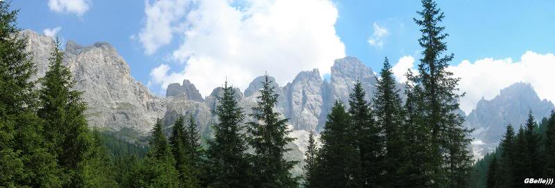Panorama Val Venegiotta e Pale di San Martino - Dolomi...