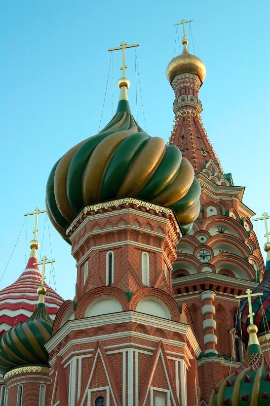 Moscow, Red Square, Saint Basil's Cathedral ( 1555-1561...