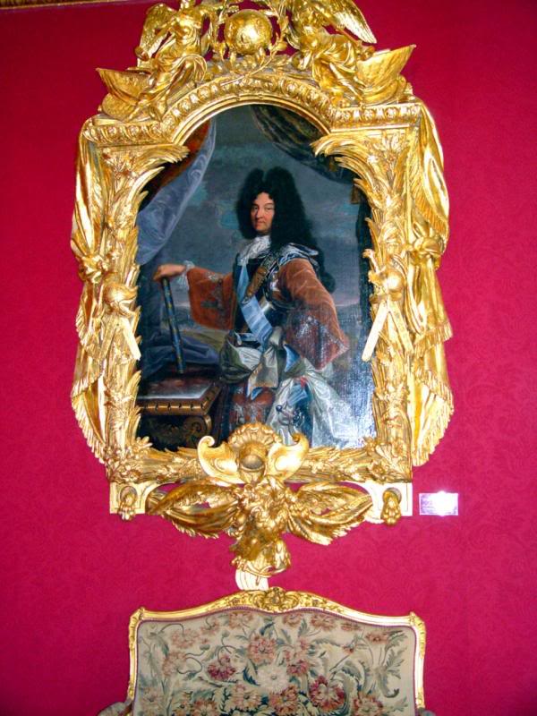 Tours, Chateau de Chenonceau, Louis XIV portrait