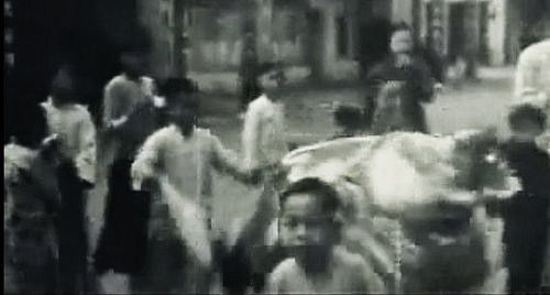 1945 hk citizens celebarated the Jap surrender 2