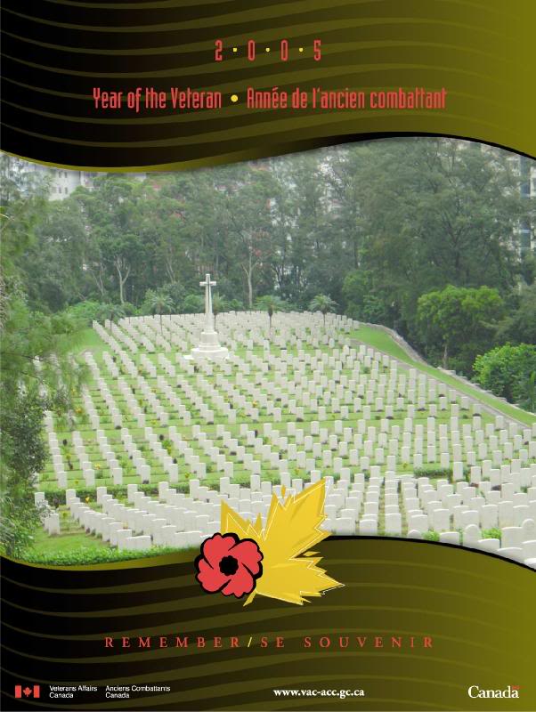 2005 Year of the Veteran, Canada poster remember