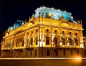Poznanski Palace- at night