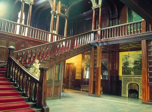 Poznanski Palace. Hallway with stairs