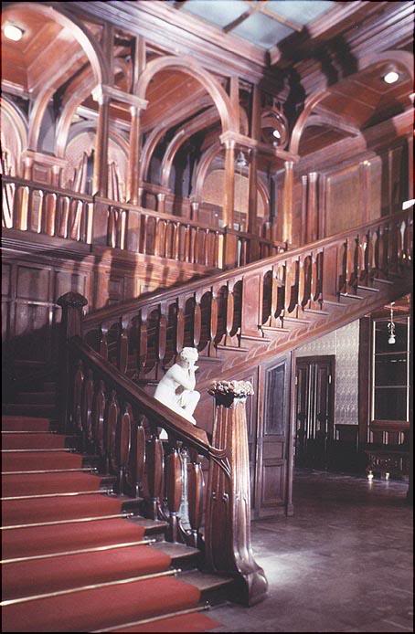 Stairs in the inside of Poznanski Palace in Lodz