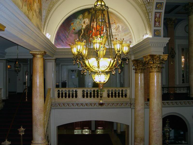 The Grand Staircase in the Lobby of The Stanley Movie T...