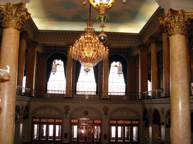 The Lobby of the Stanley Theater movie theater in Jerse...