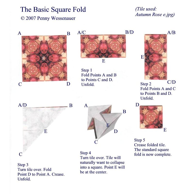 penny basic square fold