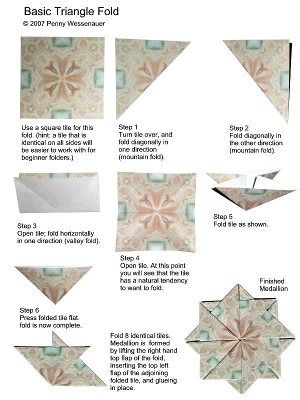 penny basic triangle fold