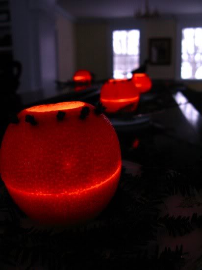 Orange Rind Votives by Josh & Brent of Beekman Farms